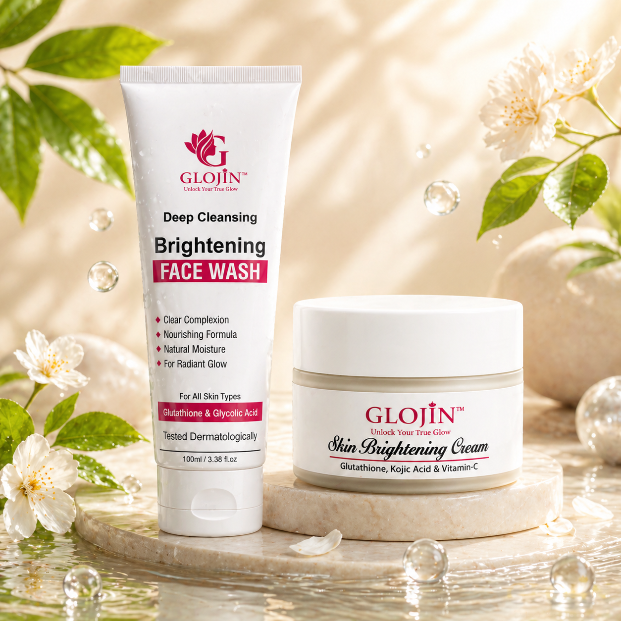 can i take glutathione 2 times a day Glojin Night Cream + Glutathione Face Wash
