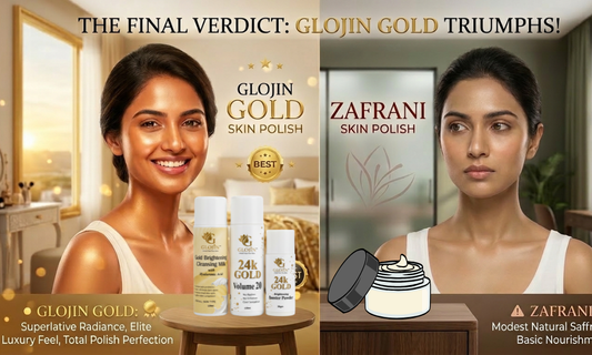 24K Gold Skin Polish vs Zafrani Skin Polish