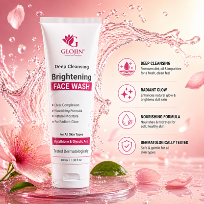 Glojin Night Cream + Glutathione Face wash | Brightening Care Duo
