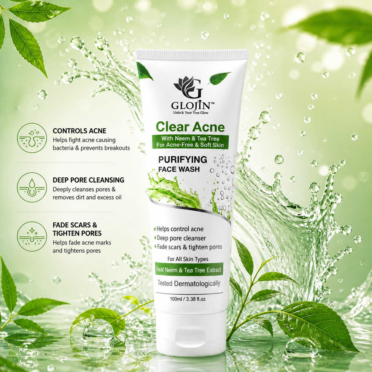 From Acne to Glow - Glojin Complete Skincare Kit