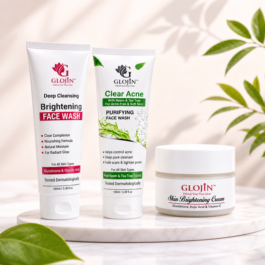 From Acne to Glow - Glojin Complete Skincare Kit