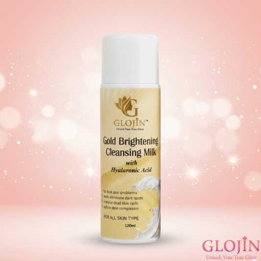 Glojin Gold Brightening Cleansing Milk with Hyaluronic Acid
