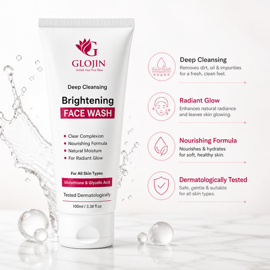 Glojin Skin Brightening Face Wash for Clear & Radiant Skin